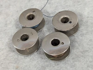 Lot of 4 ~ Singer 66 Style One Hole Sewing Machine Bobbins 66 99 401 201 500 - Picture 1 of 2