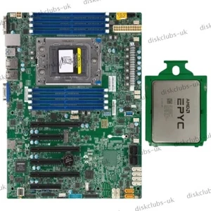 1 Stück Supermicro H11SSL-i SP3 Mainboard + AMD EPYC 7K62 48 Core CPU Combos - Bild 1 von 3