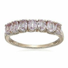 10k Pink Gold Pink Sapphire Ring Size 7