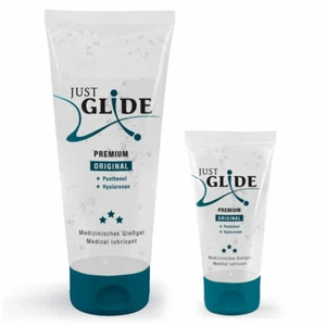 Just Glide Premium lubrificante intimo * lubrificante a base d'acqua sensazione naturale 50 ml 200 ml - Foto 1 di 3