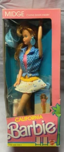 Muñeca Barbie Midge California Dream Red Hair 1987 de colección 4442 con cómic - Imagen 1 de 9