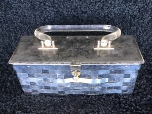 Lucite and Metal Purse Mid Century - Picture 1 of 11