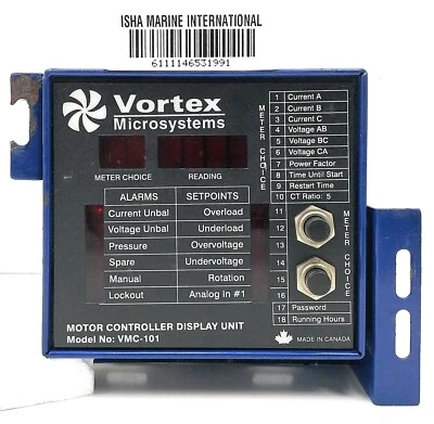 Vortex Microsystems VMC-101 Motor Controller Display Unit - Image 1 of 4