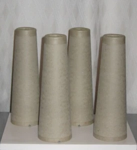 4x 23cm Empty Cardboard Wool Cones knitting / Christmas craft Pls read carefully - Picture 1 of 7