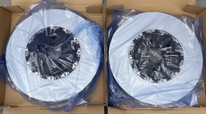 Slotted 2pc Front Rotors Jeep Grand Cherokee Trackhawk & Dodge Durango Hellcat - Picture 1 of 4