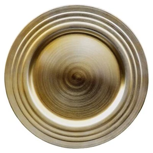 13" Chargers for Dinner Plates Gold Chargers for Dinner Plates Gold Plates fo... - Picture 1 of 4