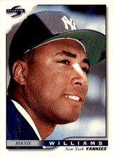 1996 Score Bernie Williams. Baseball Cards #343