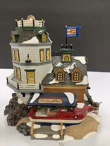Dept 56 #55045 25th Anniversary Candlerock Lighthouse Restaurant No Dom - Picture 1 of 12