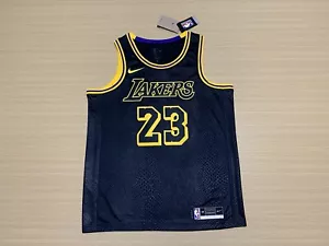 Nike Los Angeles Lakers Lebron James Jersey #23 Black Mamba Large New w/ Tags - Picture 1 of 13