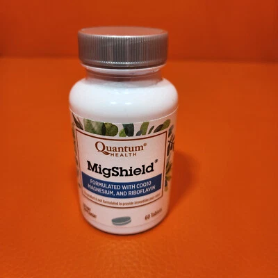 Quantum MigShield Con Suplemento Dietético COQ10 60 Comprimidos Fecha 08-2027 Nuevo Foto 1 de 4