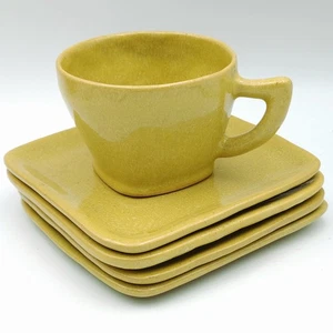 Taza de cerámica Studio Art y 4 platos pequeños hechos a mano firmados por artistas - Imagen 1 de 11