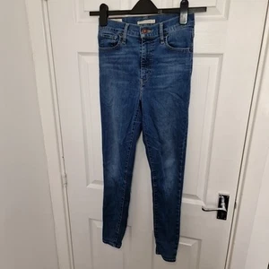Levi's Jeans W26 L28 Blue Mile High Super Skinny Denim - Picture 1 of 14