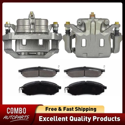 Pinças de freio dianteiro pastilhas de freio de cerâmica para 2008 2009 2010 2011 INFINITI EX35 - Imagem 1 de 4