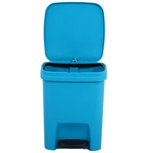  Step-On Trash Can: 10L Kitchen Trash Bin - Garbage Can for Kitchen - Plastic - Picture 1 of 12