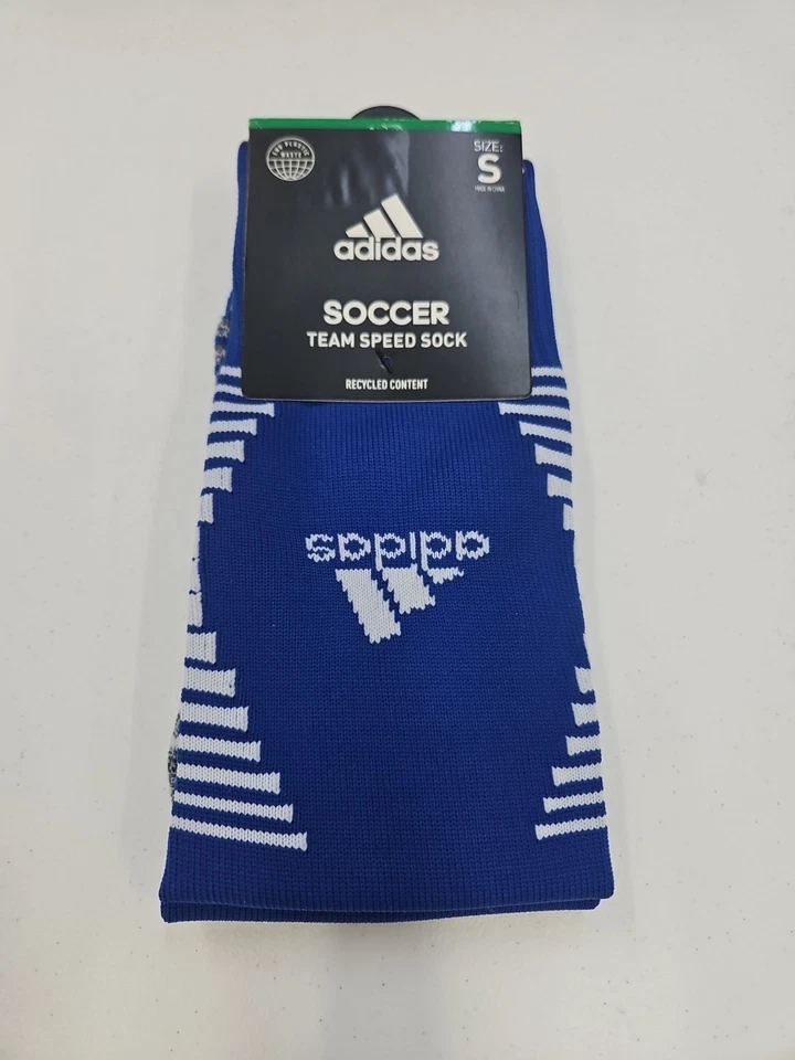 Adidas Nuevo Con Etiquetas Juvenil Pequeño Equipo Velocidad 3 Aeroready Calcetines de Fútbol Azul Real (13C-4Y) Foto 1 de 2