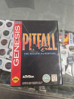 1994 Pitfall The Mayan Adventure Sega Genesis Video Game And Case - Image 1 of 4