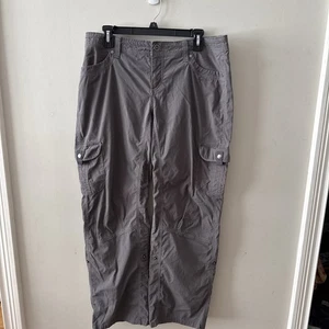 Kuhl Splash Roll Up Cargo Pant Capri Cargo Women’s Blue Gray Size 14 Short - Picture 1 of 12