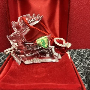 Waterford 2000 jährliches Kristallornament - Rentier. Neu im Karton Vintage selten - Bild 1 von 9