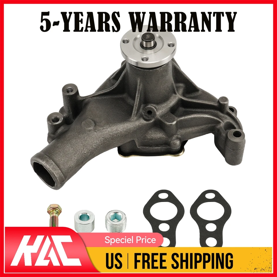Engine Water Pump For 70-76 Chevy Nova 5.7L V8 70-73 Chevy Chevelle 5L V8 43101 - Image 1 of 4