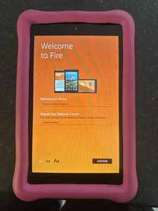 Amazon fire kids tablet HD8, 32GB, Wifi, 2017 7th gen spec, model SX034QT - Picture 1 of 3