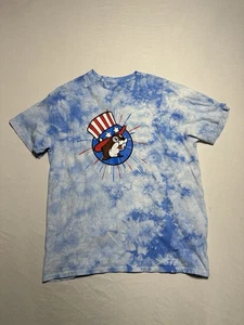 Buc-ee’s Fireworks Freedom 4th of July Tie Dye T-Shirt Gr. L Blau USA Patriotisch - Bild 1 von 5