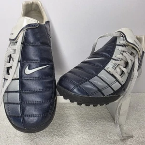 2002 Nike Total 90 II III Black White SG FG 5.5Y US ACC Air zoom Elite - YOUTH - Picture 1 of 15