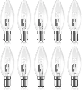 10x 42W Halogen Kerzen Leuchtmittel B15 klein Bajonett dimmbar warmweiß 2700K - Bild 1 von 7