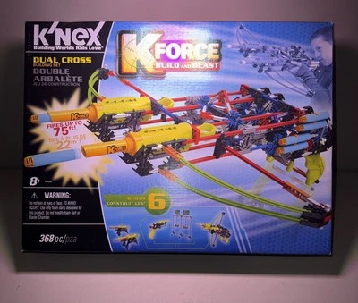 K-Force -Knex Dual Cross Building Set Pre-Used Rare , - Image 1 of 4