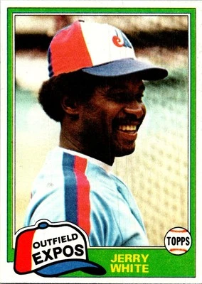 Jerry White 1981 Topps #42 Montreal Expos - Image 1 of 2