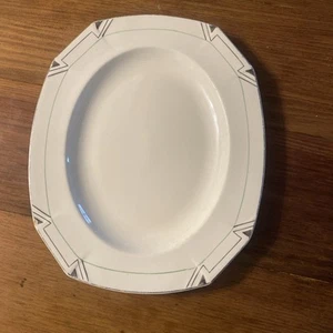 Alfred Meakin Marigold Princess Art Deco Oval Serving Platter 28 x 23cm - Picture 1 of 15