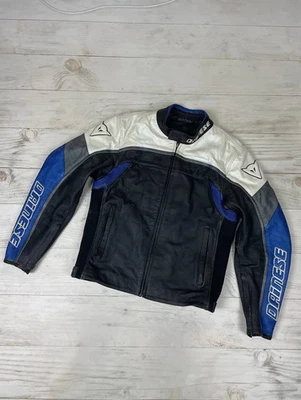 Vintage Dainese Racing Leather Jacket Moto Grand Prix Men Size M Black - Image 1 of 4