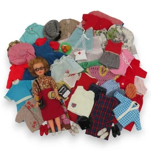 Ideal Tammy Family Pepper Puppe + Etikett Outfits Schuhe Zubehör Vintage Lot 60er - Bild 1 von 21