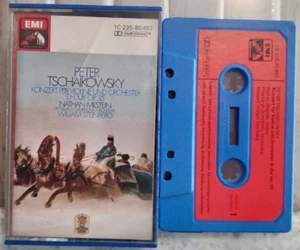 Tchaikovsky Violin Concerto Milstein Steinberg EMI Germany Cassette Paper Label - Picture 1 of 2