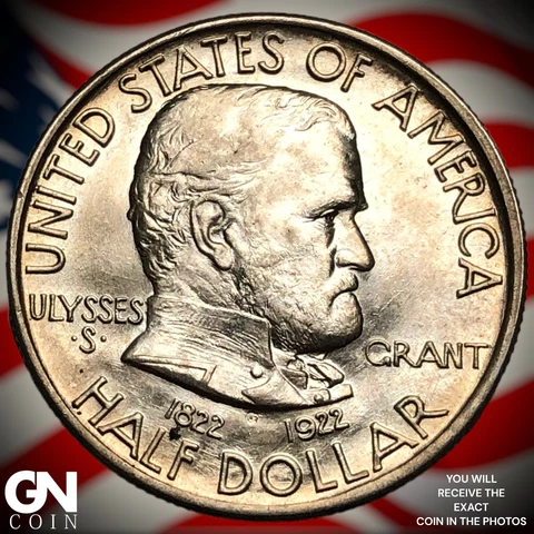 1922 Grant Commemorative Half Dollar Q4283 Cover