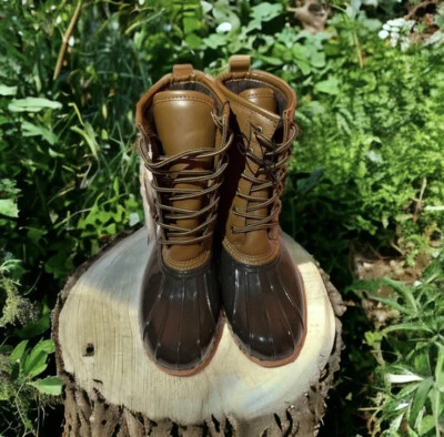 Sporto Womens Ariel Original Duck Rain Boots Sz 7 M Brown Water Resistance Snow - Image 1 of 4