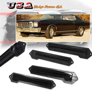 4X Smoked Lens Front+Rear Side Marker Lights For 1970-1972 Chevrolet Monte Carlo - Picture 1 of 9