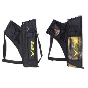 Arrow Quiver with Pockets Belt Waist Hanged Target Quiver Carry Bag Holder - Picture 1 of 8