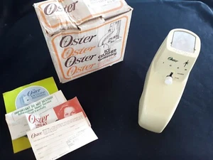 VINTAGE OSTER ICER ATTACHMENT  ICE CRUSHER ACCESSORY IN BOX mod 435 harvest gold - Picture 1 of 7