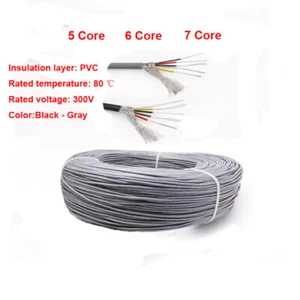 5 6 7 Core Signal Electrical Wire Cable 300V / 22AWG 24AWG 26AWG 28AWG UL2547 - Picture 1 of 5