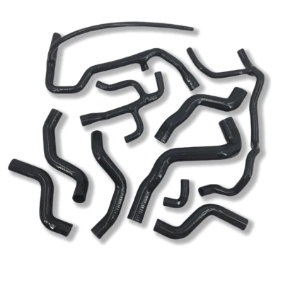 Radiator Silicone Coolant Hose Kit Fits 1993-2004 Porsche Boxster 986 3.2L Black Foto 1 de 4