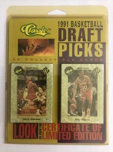  1991 Classic NFL Basketball Draft Picks Set - Sealed - NIB - COA - Picture 1 of 2