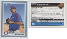 2010 Bowman Prospects Blue /520 Wilmer Font #BP87