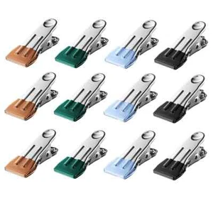 5Pcs Stainless Steel Laundry Clothes Clip Nail Portable Hanging Handwork Tools - Picture 1 of 10