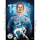 KEVIN DE BRUYNE MAN CITY FC 2019/20 POSTER- OFFICIALLY LICENSED PRODUCT A3