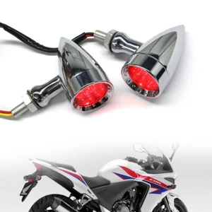 Turn Signals Indicators Lights Lamp Chrome Fits for Harley Dyna Glide 2018-2019 - Picture 1 of 15