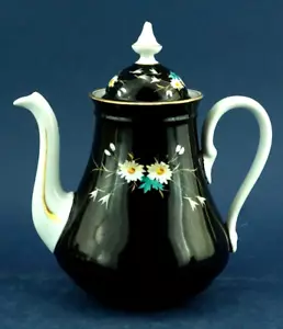 Ginori DOCCIA Tetera de porcelana pesada muy dura 1800 XIX IMPERIO nivel Meissen - Imagen 1 de 18