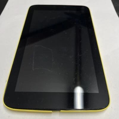 Alcatel One Touch Pop 7S P330X Android Tablet Faulty Spares Or Repairs Yellow - Image 1 of 4
