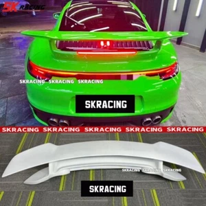 For Porsche Carrera 911 992 2020+ Unpainted FRP Rear Trunk Spoiler Wing Body Kit - Picture 1 of 24