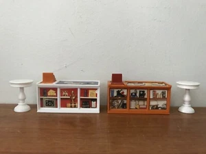 Vintage Disney Magic Town Square Play Set Replacement Cash Registers Park Tables - Picture 1 of 6
