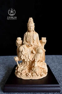 Hand made Bodhisattva Guanyin Avalokitesvara statue - Picture 1 of 4